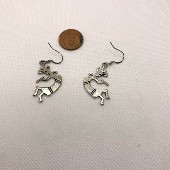 Vintage Kokopelli Earrings  - Picture 2 of 2